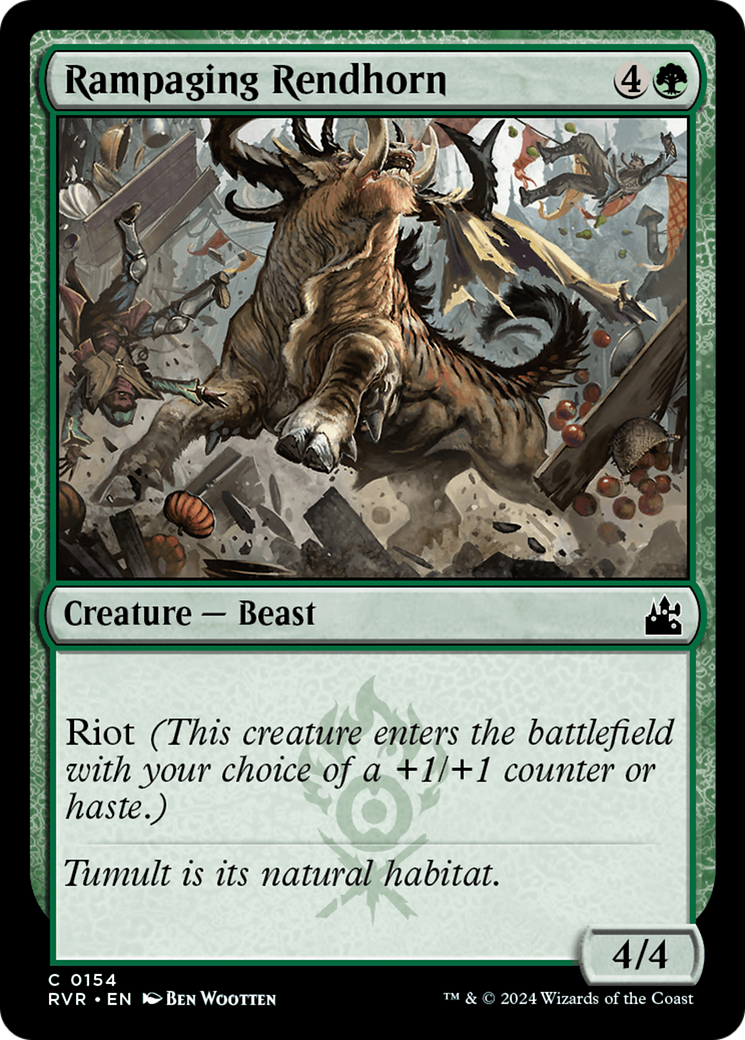 Rampaging Rendhorn [Ravnica Remastered] | Gate City Games LLC