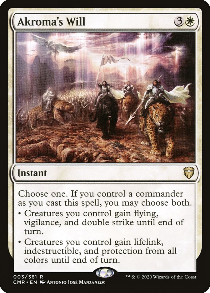 Akroma's Will [Commander Legends] | Gate City Games LLC