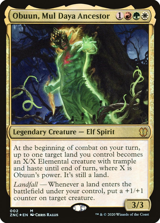 Obuun, Mul Daya Ancestor [Zendikar Rising Commander] | Gate City Games LLC
