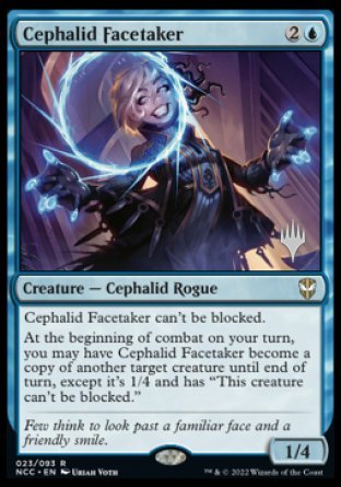 Cephalid Facetaker (Promo Pack) [Streets of New Capenna Commander Promos] | Gate City Games LLC