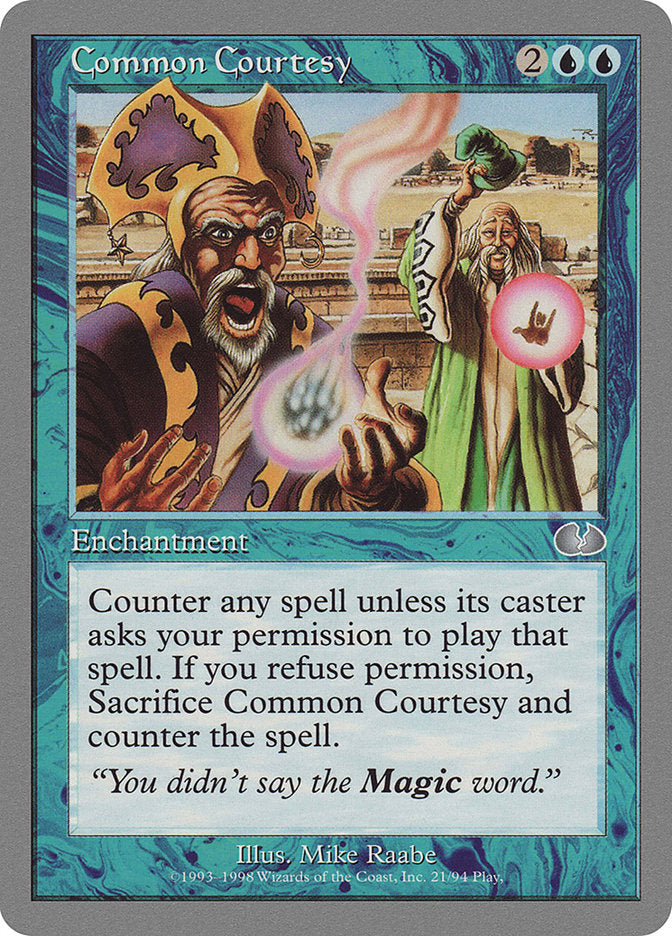 Common Courtesy [Unglued] | Gate City Games LLC