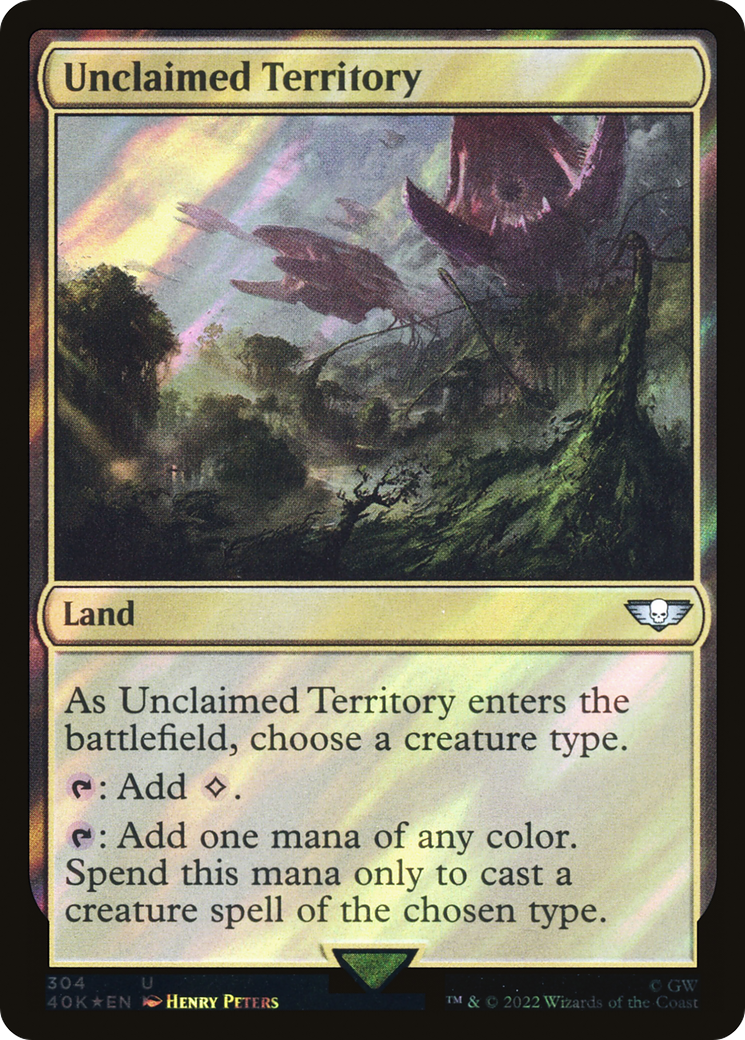 Unclaimed Territory (Surge Foil) [Marvel Super Heroes Commander] | Gate City Games LLC