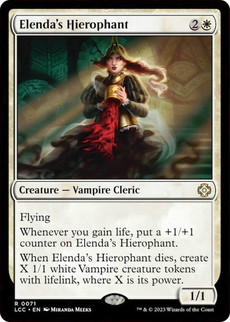 Elenda's Hierophant [The Lost Caverns of Ixalan Commander] | Gate City Games LLC