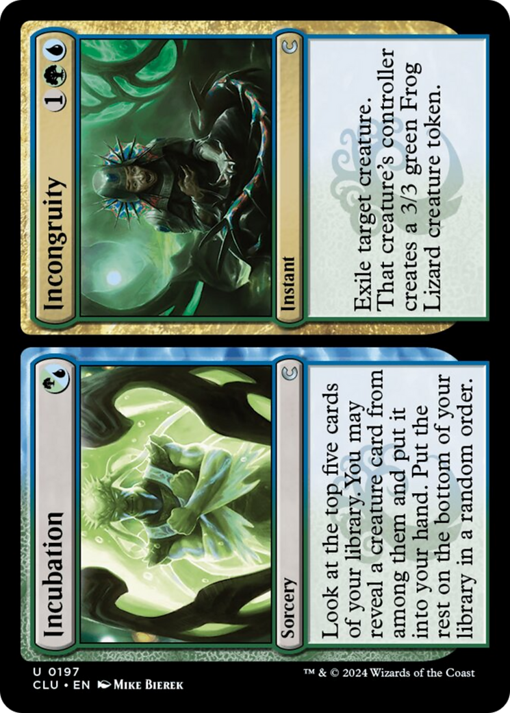Incubation // Incongruity [Ravnica: Clue Edition] | Gate City Games LLC