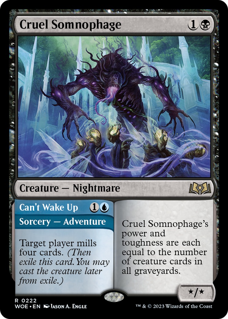 Cruel Somnophage // Can't Wake Up [Wilds of Eldraine] | Gate City Games LLC