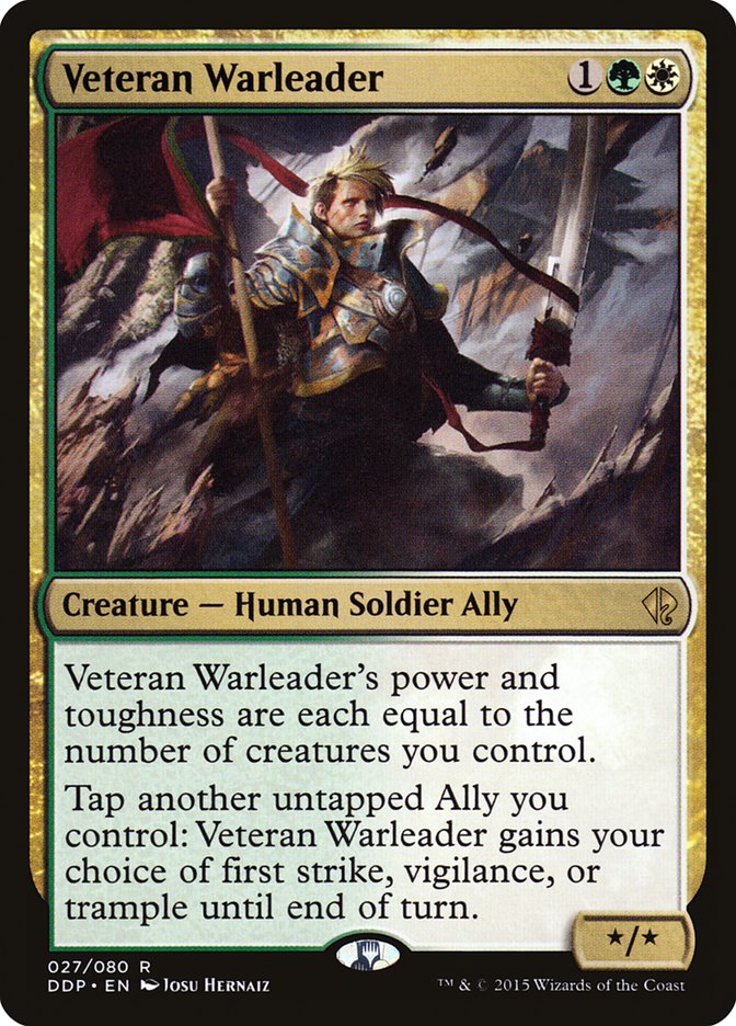 Veteran Warleader [Duel Decks: Zendikar vs. Eldrazi] | Gate City Games LLC
