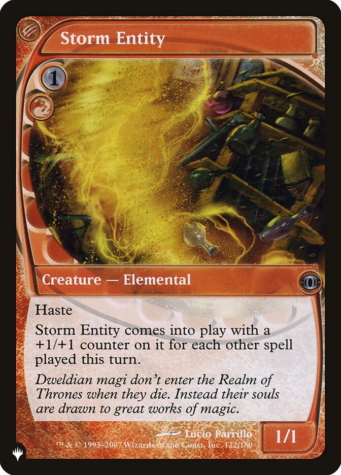 Storm Entity [The List] | Gate City Games LLC