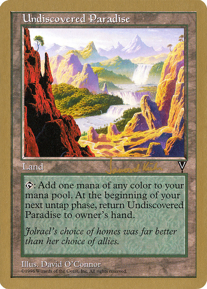 Undiscovered Paradise (Janosch Kuhn) [World Championship Decks 1997] | Gate City Games LLC