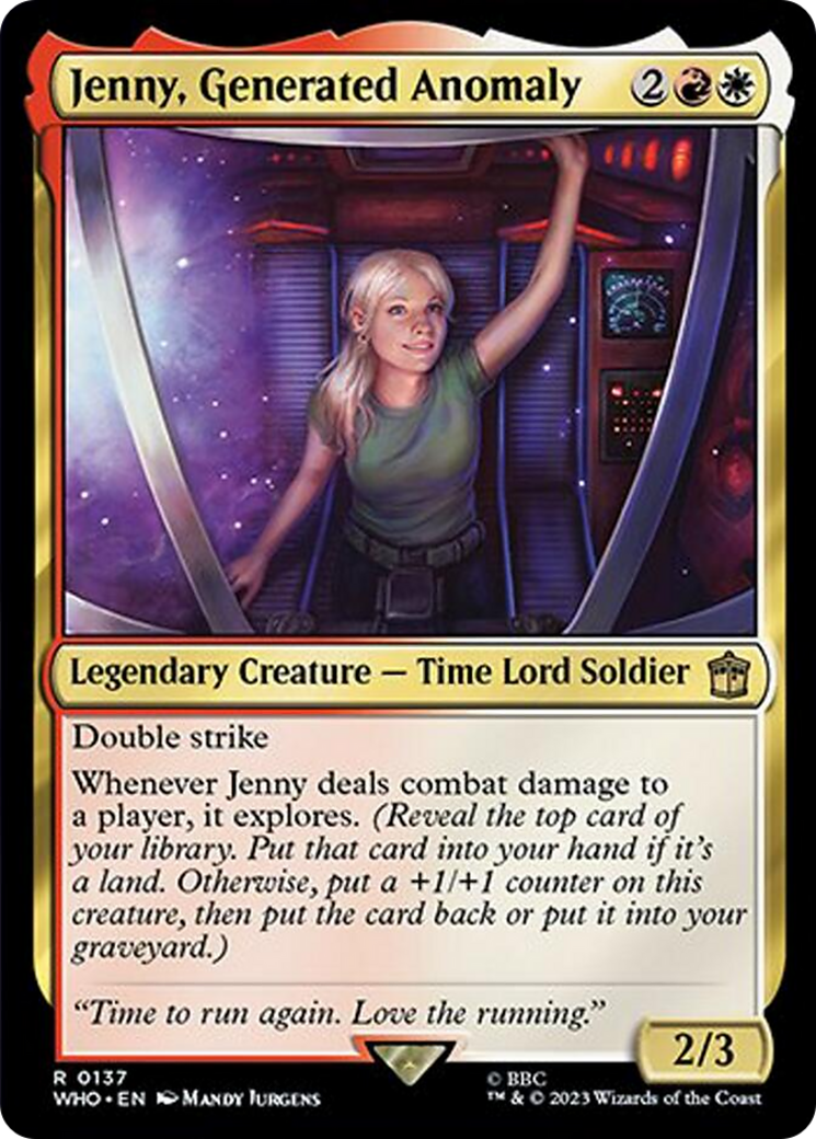 Jenny, Generated Anomaly [Doctor Who] | Gate City Games LLC