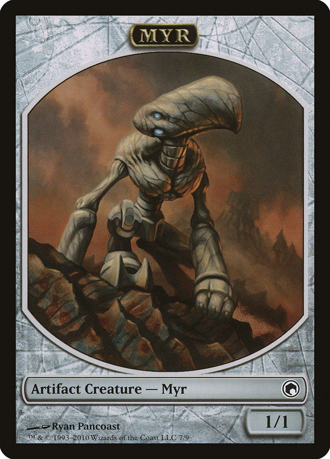 Myr Token [Scars of Mirrodin Tokens] | Gate City Games LLC