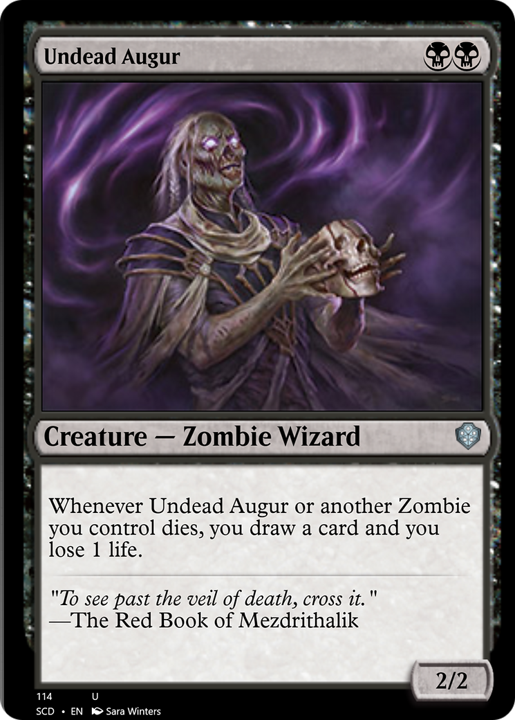 Undead Augur [Starter Commander Decks] | Gate City Games LLC