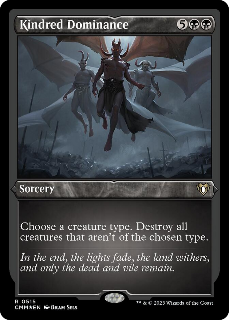 Kindred Dominance (Foil Etched) [Commander Masters] | Gate City Games LLC