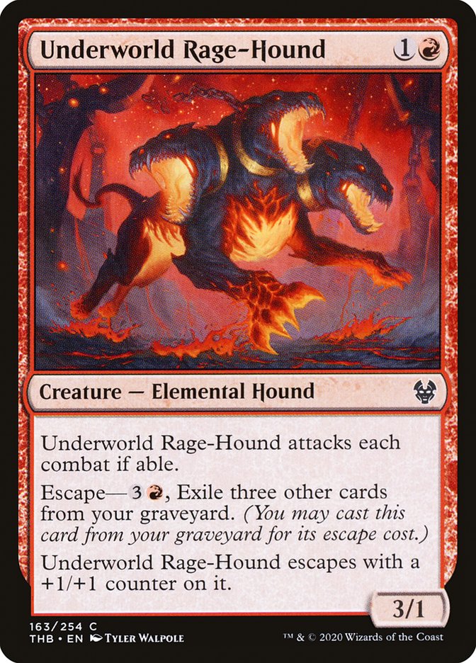 Underworld Rage-Hound [Theros Beyond Death] | Gate City Games LLC