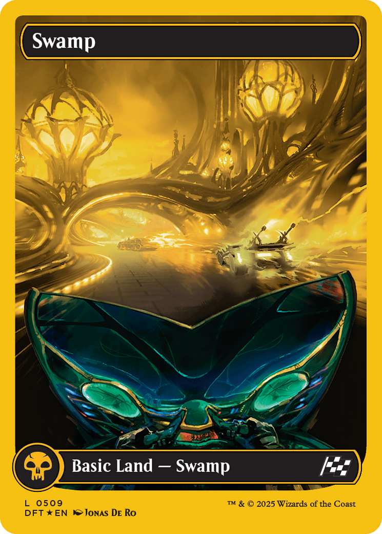 Swamp (0509) (First-Place Foil) [Aetherdrift] | Gate City Games LLC