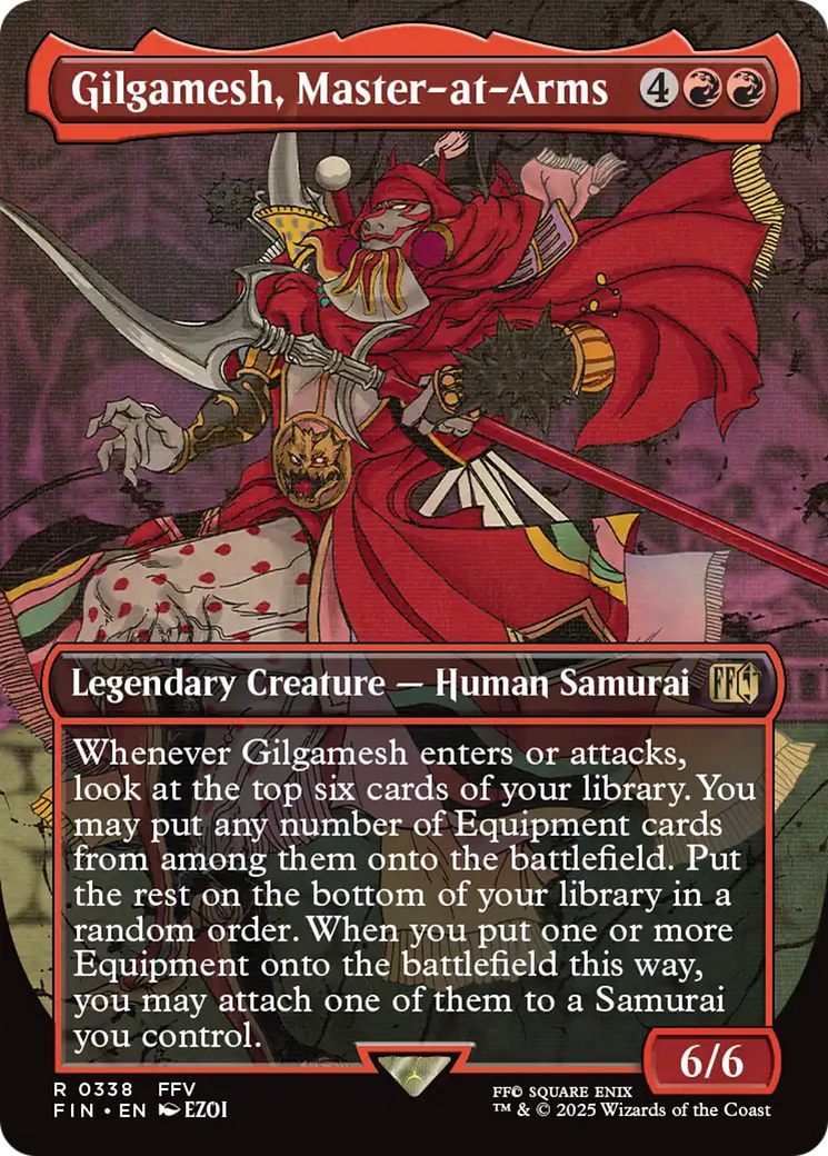 Gilgamesh, Master-at-Arms (Borderless) [FINAL FANTASY] | Gate City Games LLC