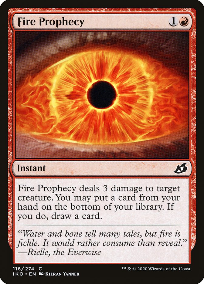 Fire Prophecy [Ikoria: Lair of Behemoths] | Gate City Games LLC