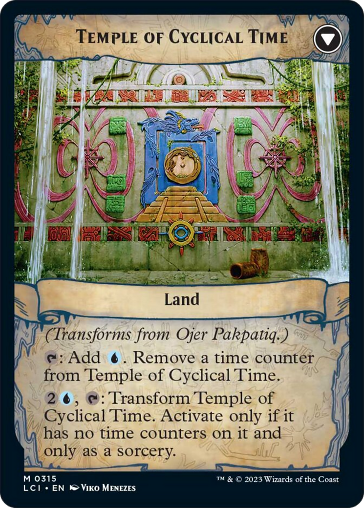 Ojer Pakpatiq, Deepest Epoch // Temple of Cyclical Time (Showcase) [The Lost Caverns of Ixalan] | Gate City Games LLC