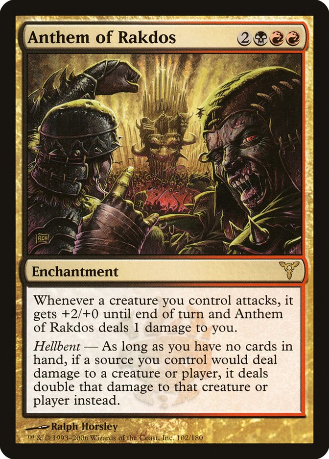 Anthem of Rakdos [Dissension] | Gate City Games LLC