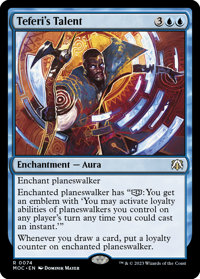 Teferi's Talent [March of the Machine Commander] | Gate City Games LLC