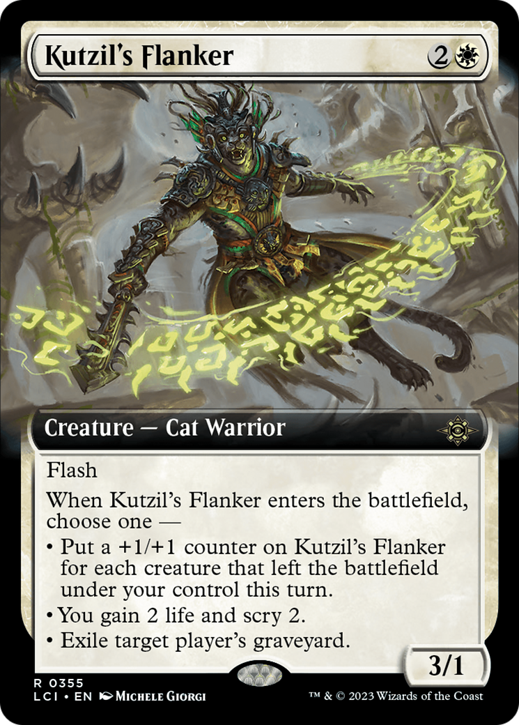 Kutzil's Flanker (Extended Art) [The Lost Caverns of Ixalan] | Gate City Games LLC