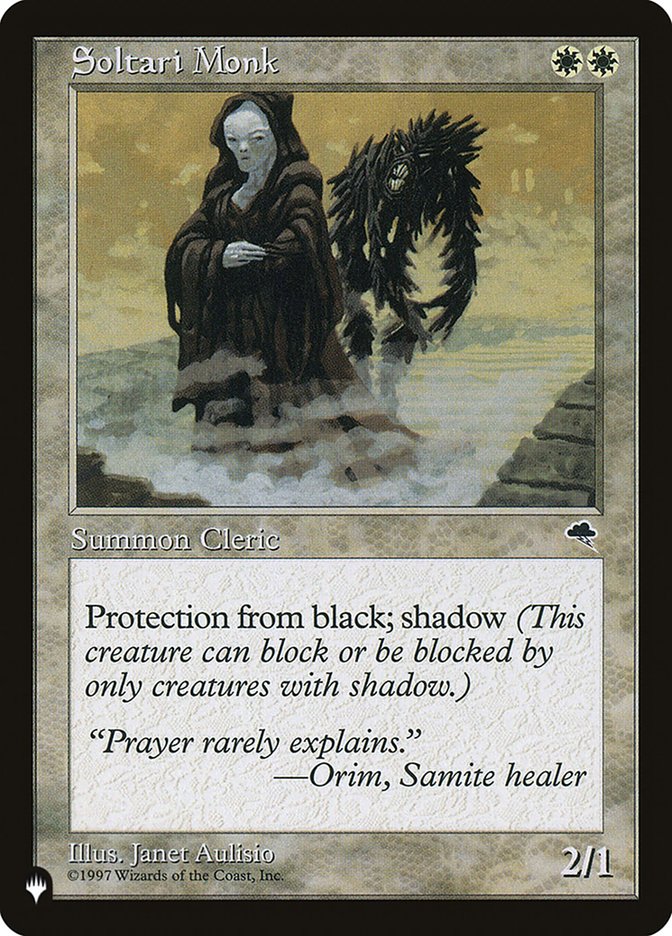 Soltari Monk [The List] | Gate City Games LLC