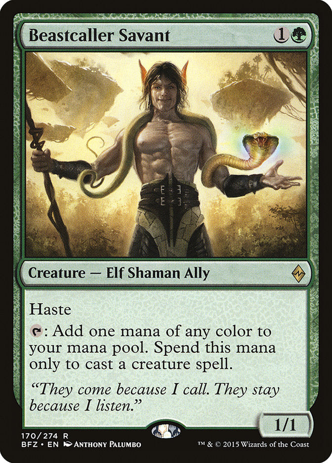 Beastcaller Savant [Battle for Zendikar] | Gate City Games LLC