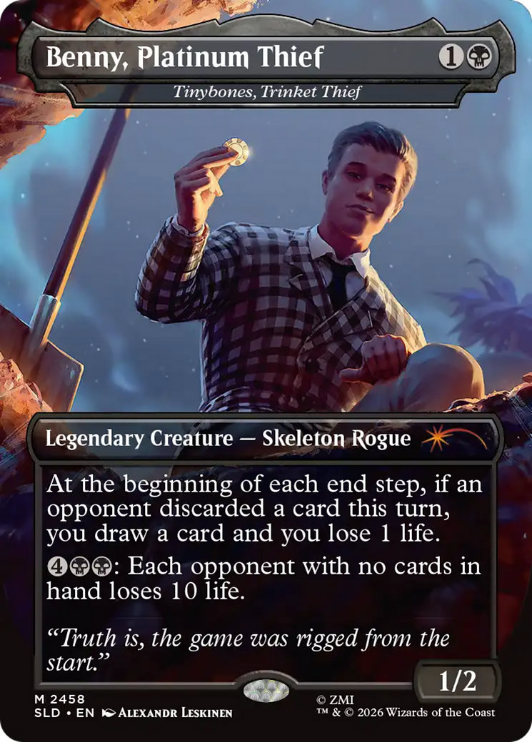 Benny, Platinum Thief - Tinybones, Trinket Thief [Secret Lair Drop Series] | Gate City Games LLC