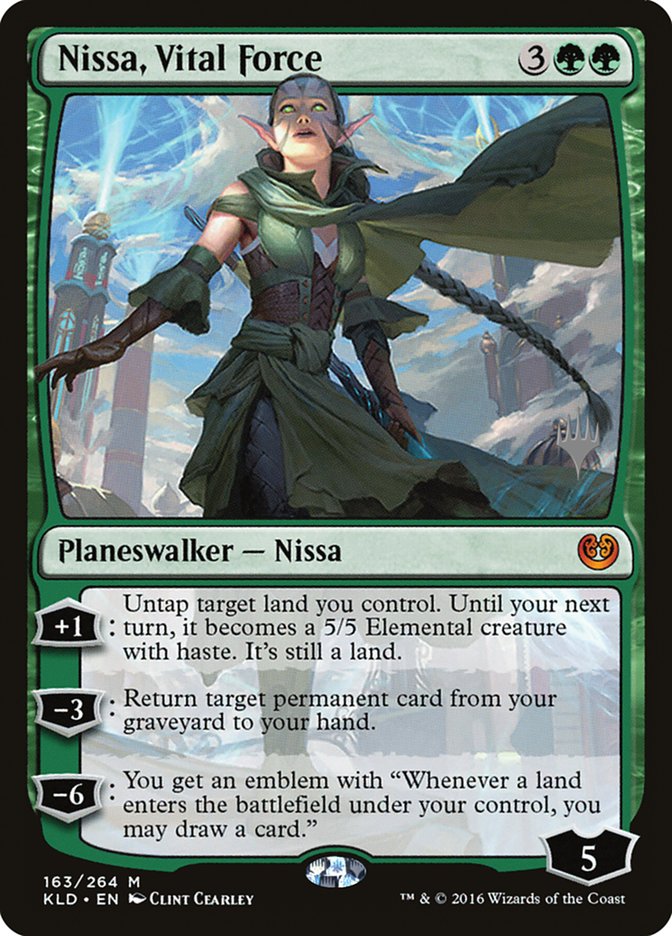 Nissa, Vital Force (Promo Pack) [Kaladesh Promos] | Gate City Games LLC