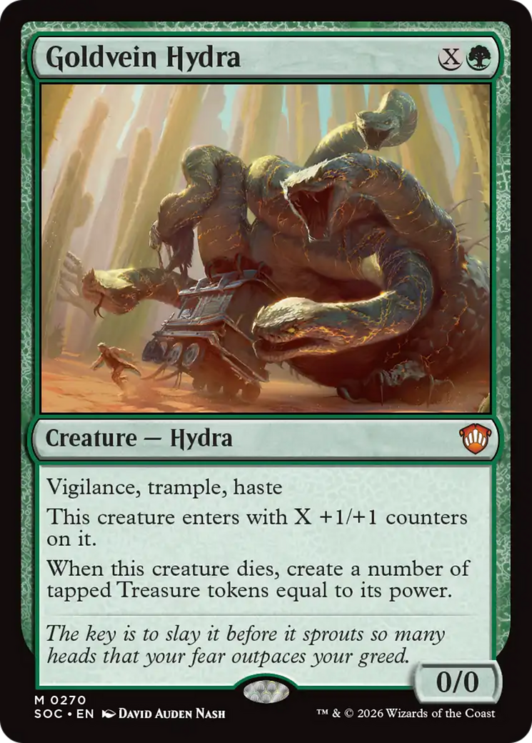 Goldvein Hydra [Secrets of Strixhaven Commander] | Gate City Games LLC