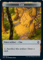 Clue // Goblin Double-Sided Token [Dungeons & Dragons: Adventures in the Forgotten Realms Commander Tokens] | Gate City Games LLC