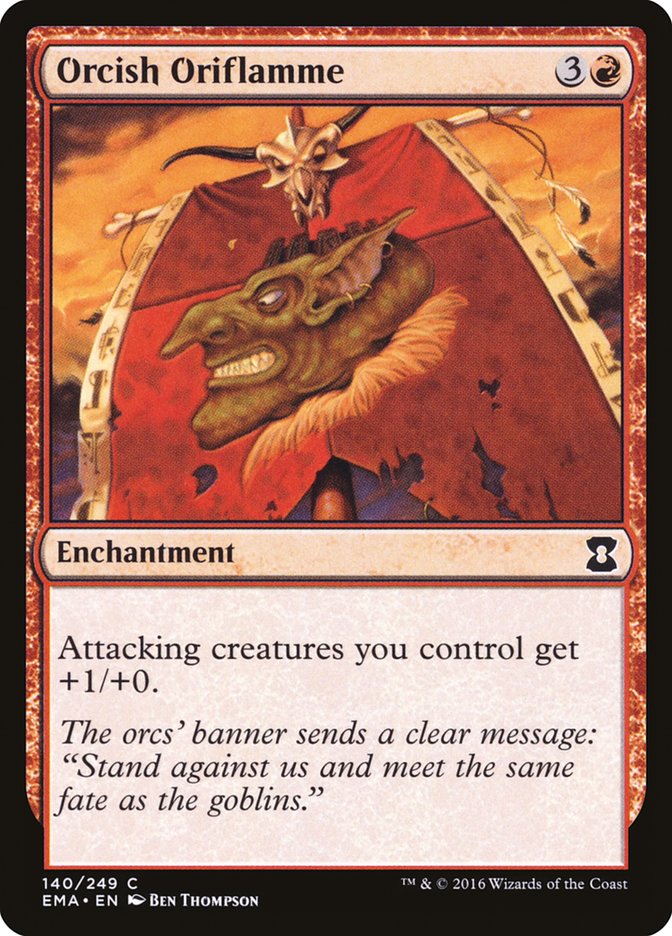 Orcish Oriflamme [Eternal Masters] | Gate City Games LLC