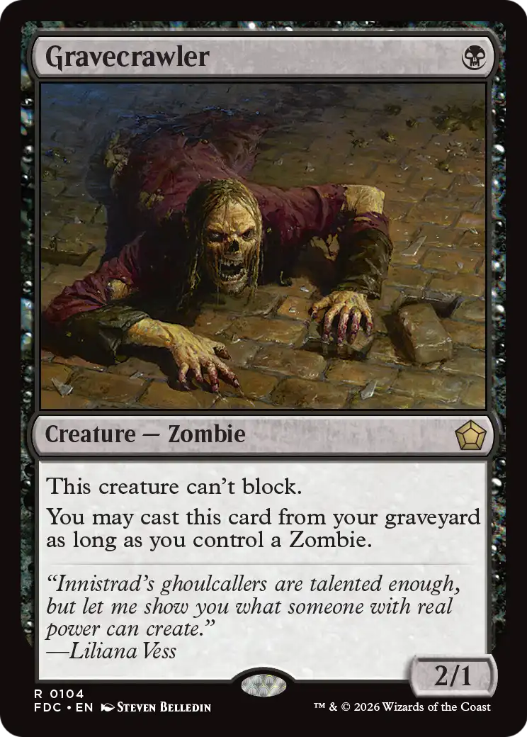 Gravecrawler [Foundations Commander] | Gate City Games LLC