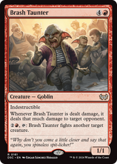 Brash Taunter [Duskmourn: House of Horror Commander] | Gate City Games LLC