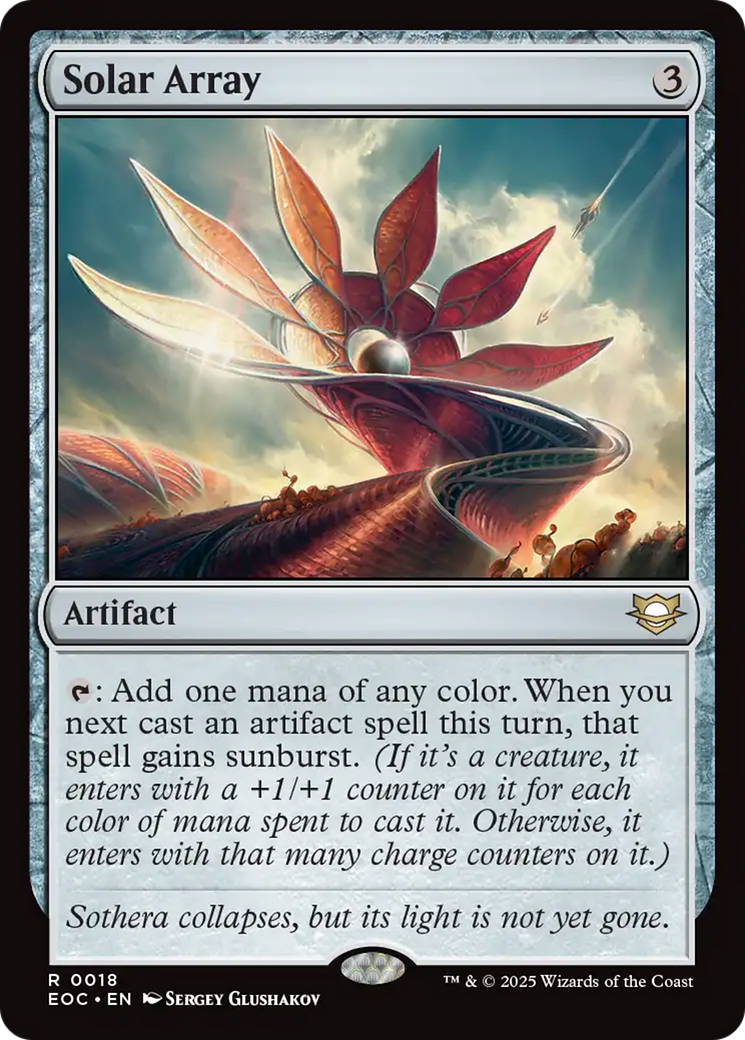 Solar Array [Edge of Eternities Commander] | Gate City Games LLC