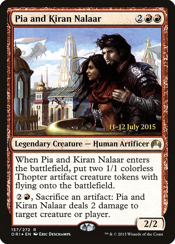 Pia and Kiran Nalaar [Magic Origins Prerelease Promos] | Gate City Games LLC