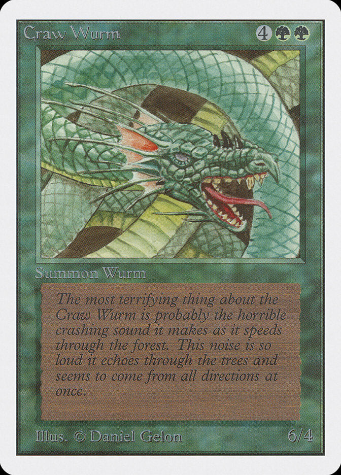 Craw Wurm [Unlimited Edition] | Gate City Games LLC