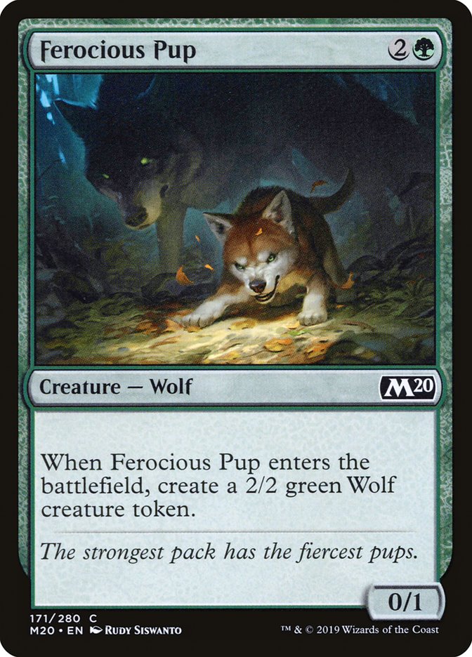 Ferocious Pup [Core Set 2020] | Gate City Games LLC