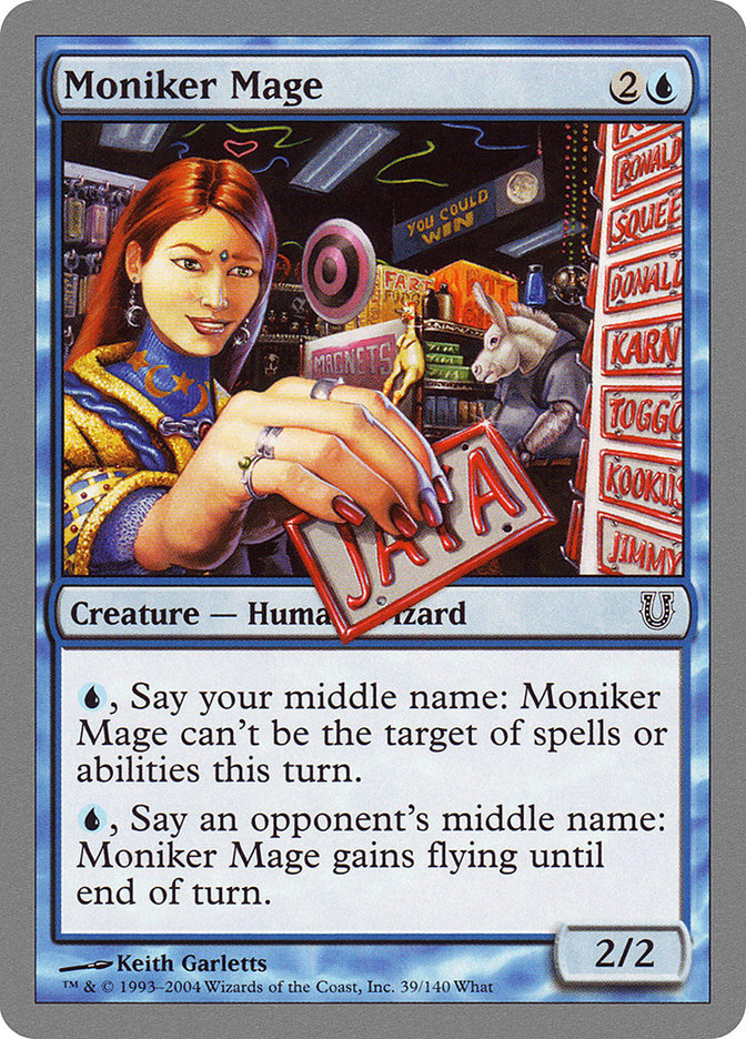 Moniker Mage [Unhinged] | Gate City Games LLC