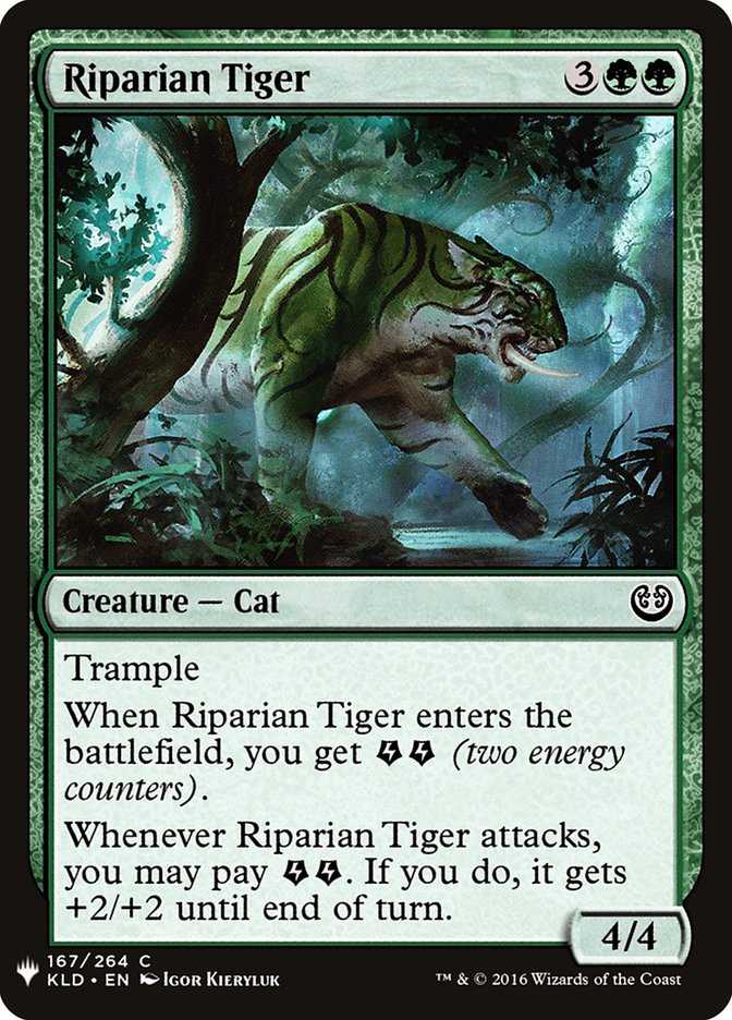Riparian Tiger [Mystery Booster] | Gate City Games LLC