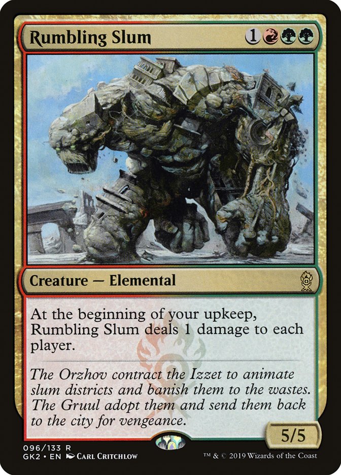 Rumbling Slum [Ravnica Allegiance Guild Kit] | Gate City Games LLC