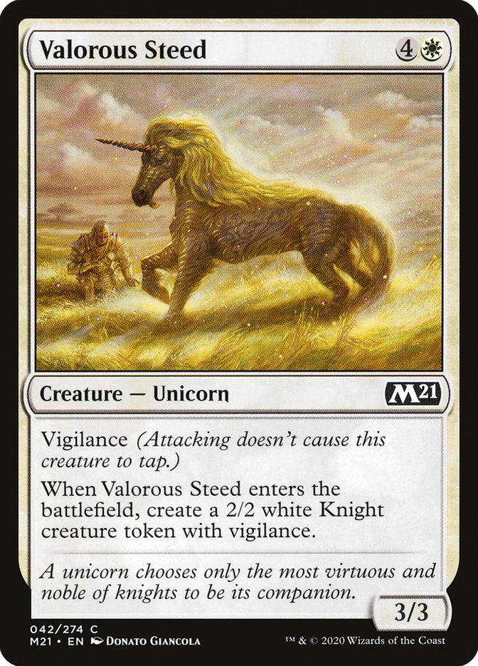 Valorous Steed [Core Set 2021] | Gate City Games LLC
