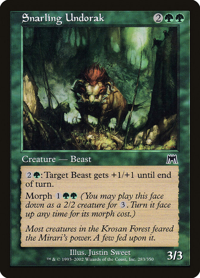 Snarling Undorak [Onslaught] | Gate City Games LLC