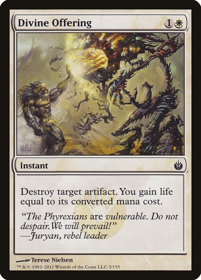 Divine Offering [Mirrodin Besieged] | Gate City Games LLC
