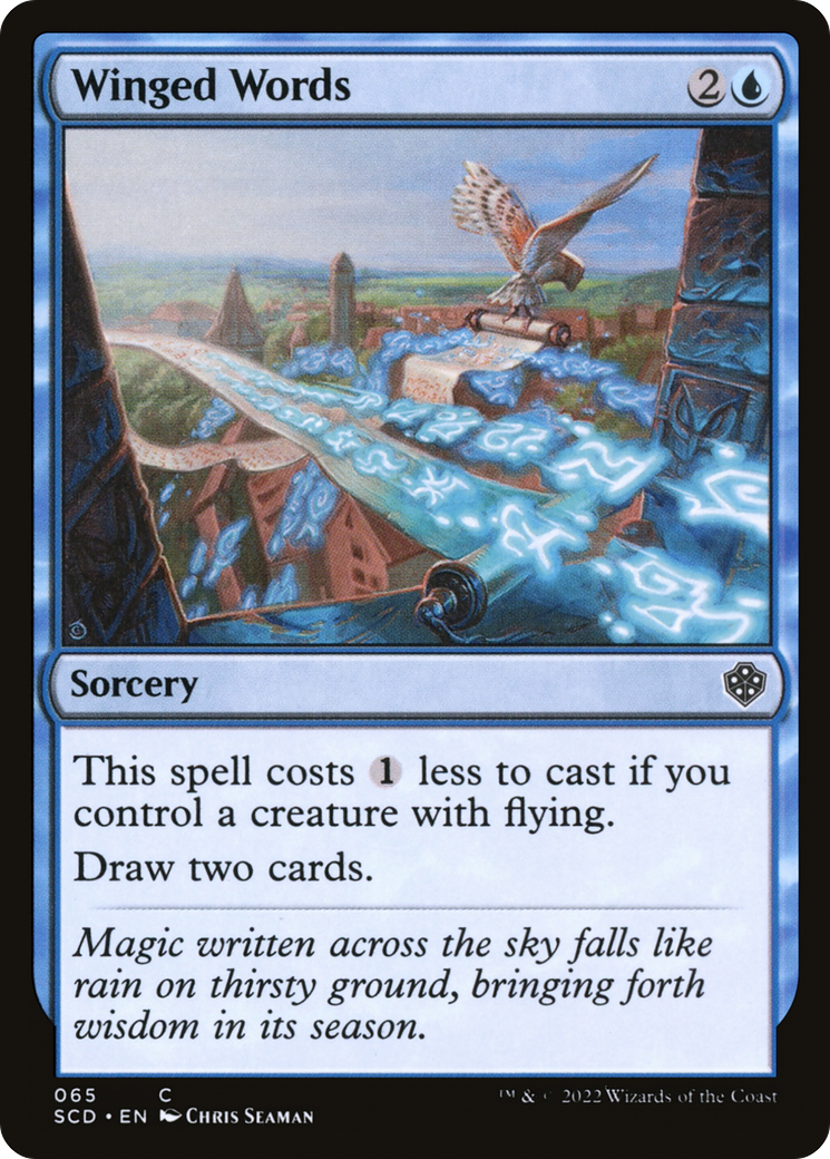 Winged Words [Starter Commander Decks] | Gate City Games LLC