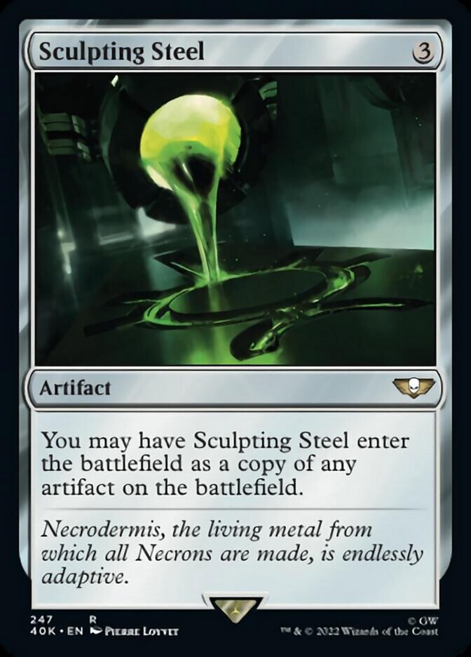 Sculpting Steel (Surge Foil) [Warhammer 40,000] | Gate City Games LLC