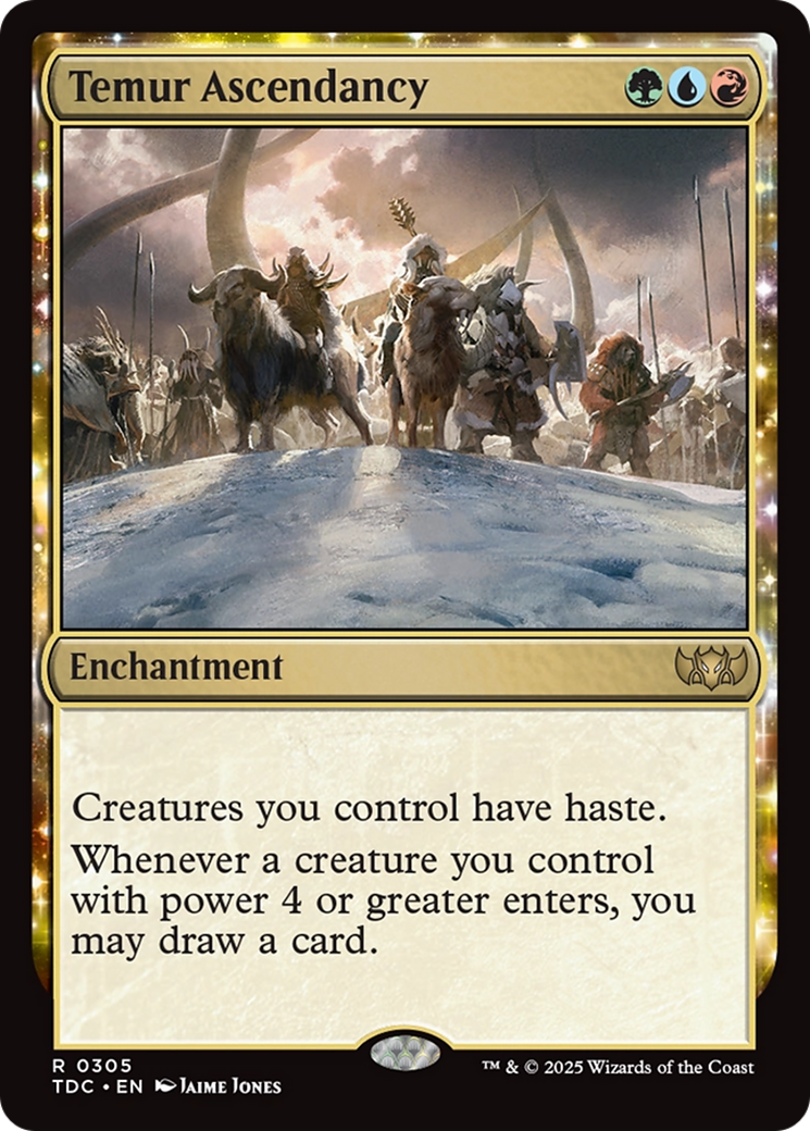 Temur Ascendancy [Tarkir: Dragonstorm Commander] | Gate City Games LLC