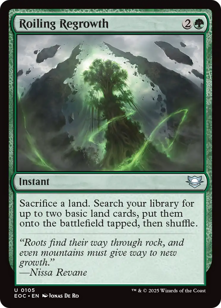 Roiling Regrowth [Edge of Eternities Commander] | Gate City Games LLC