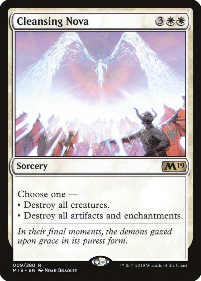 Cleansing Nova (Promo Pack) [Core Set 2019 Promos] | Gate City Games LLC