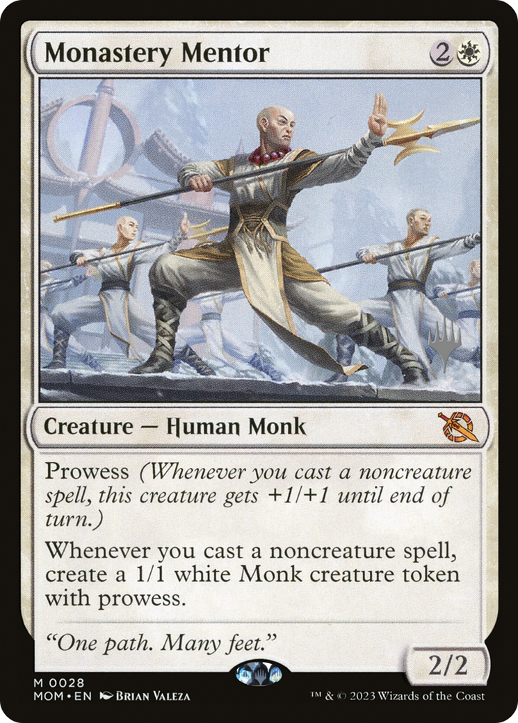 Monastery Mentor (Promo Pack) [March of the Machine Promos] | Gate City Games LLC