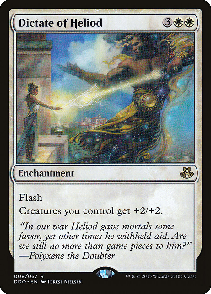 Dictate of Heliod [Duel Decks: Elspeth vs. Kiora] | Gate City Games LLC